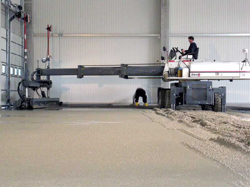 Betoneinbau Kontrolle